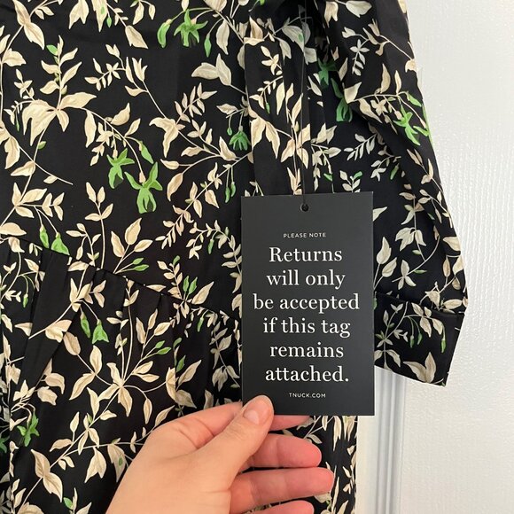 NWT Tuckernuck Royal Shirt Dress // Sz Large - Picture 6 of 6